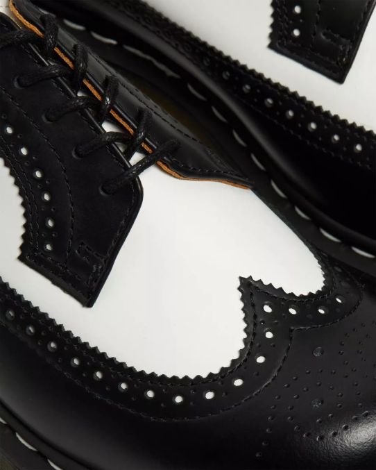 Dr. Martens apavi unisex melna gluda 3989 bex gludas ādas brogue kurpes LHJP222