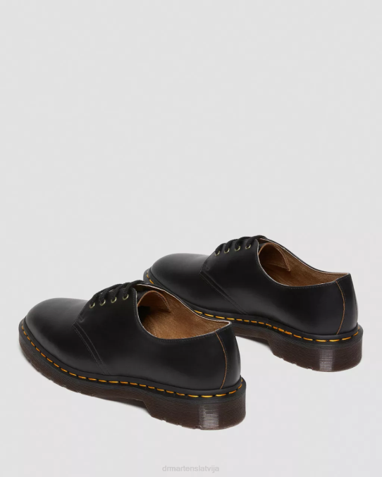 Dr. Martens apavi unisex melna vintage gluda smiths vintage gludas ādas kleitu kurpes LHJP332