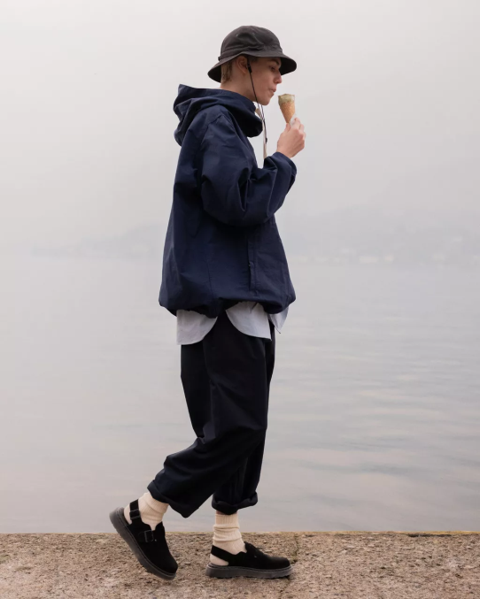 Dr. Martens apavi unisex melns jorge izgatavoti Anglijā zamšādas slingbacks LHJP343