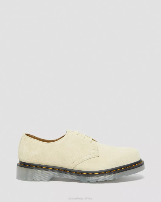 Dr. Martens apavi unisex krēms e.h.zamšādas 1461. gada ledus zamšādas oksfordas kurpes LHJP330