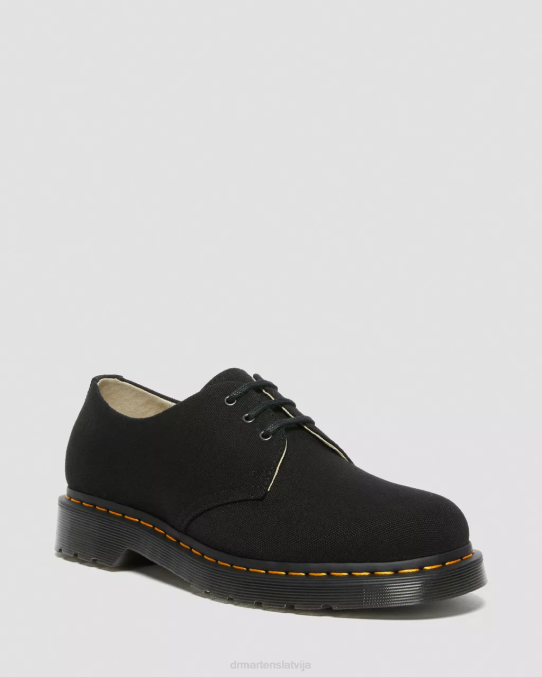 Dr. Martens apavi unisex melns 1461. gada audekla oksfordas kurpes LHJP323 Dr. Martens apavi unisex melns 1461. gada audekla oksfordas kurpes LHJP323