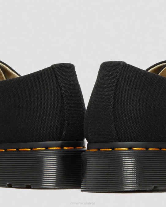Dr. Martens apavi unisex melns 1461. gada audekla oksfordas kurpes LHJP323