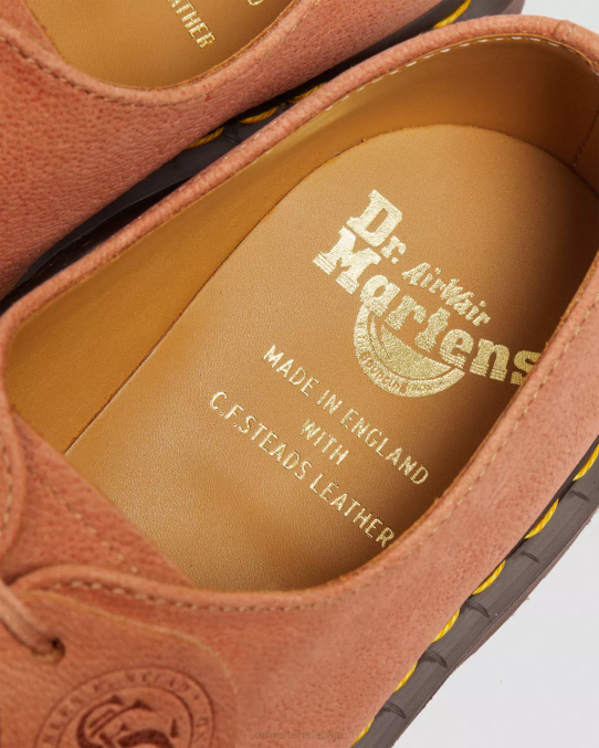 Dr. Martens apavi unisex rozā 1461 ražots Anglijā nubuka ādas oksforda apavi LHJP320