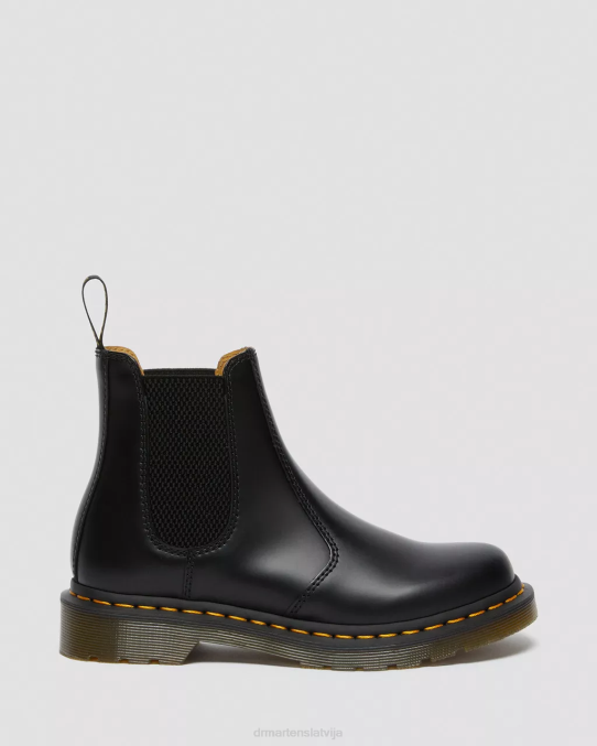 Dr. Martens apavi unisex melna gluda 2976 gludas ādas Chelsea zābaki LHJP34
