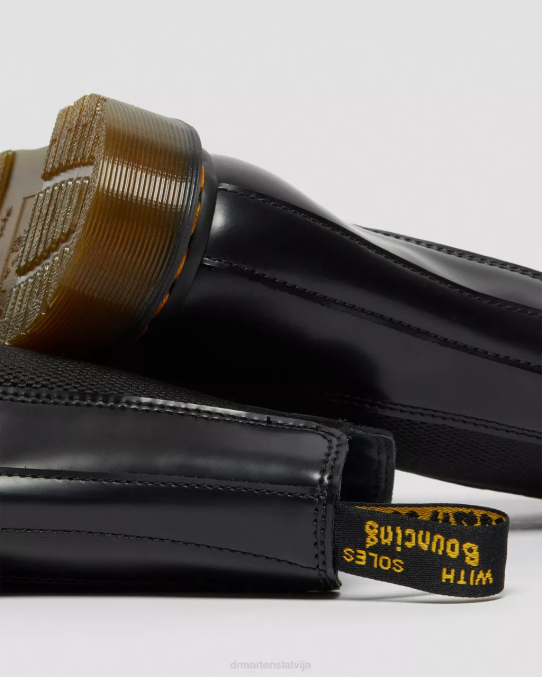 Dr. Martens apavi unisex melna gluda 2976 hi gludas ādas chelsea zābaki LHJP109