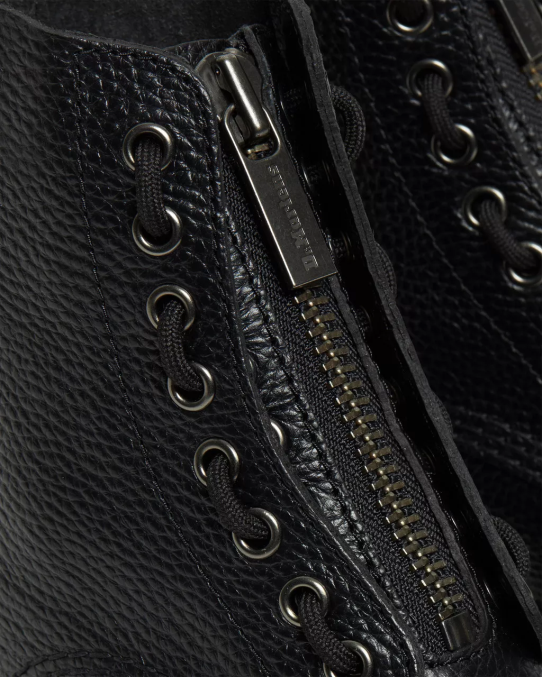 Dr. Martens apavi unisex melna slīpēta nappa sinclair milled nappa ādas platformas zābaki LHJP208