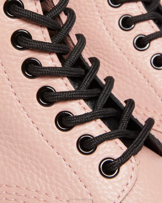 Dr. Martens apavi unisex persiku bēša slīpēta nappa sinclair milled nappa ādas platformas zābaki LHJP214