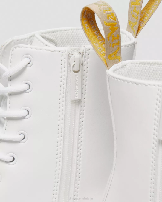 Dr. Martens apavi unisex balts kemble vegan jadon ii boot kemble mono platformas LHJP110