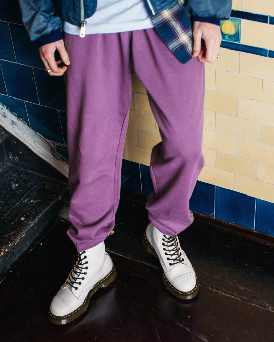 Dr. Martens apavi unisex balts quilons 1460 bex ražoti Anglijā šņorzābaki ar purngalu LHJP131