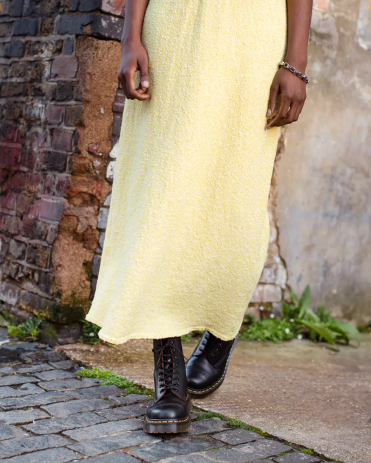 Dr. Martens apavi unisex melns quilons 1460 bex ražoti Anglijā šņorzābaki ar purngalu LHJP182