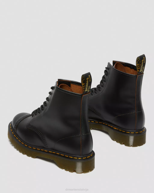 Dr. Martens apavi unisex melns quilons 1460 bex ražoti Anglijā šņorzābaki ar purngalu LHJP182