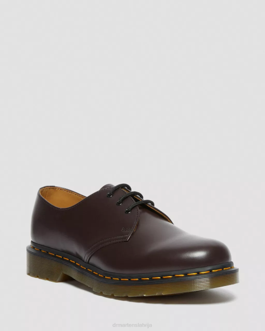 Dr. Martens apavi vīriešiem bordo gluda 1461 gludas ādas oksfordas kurpes LHJP300