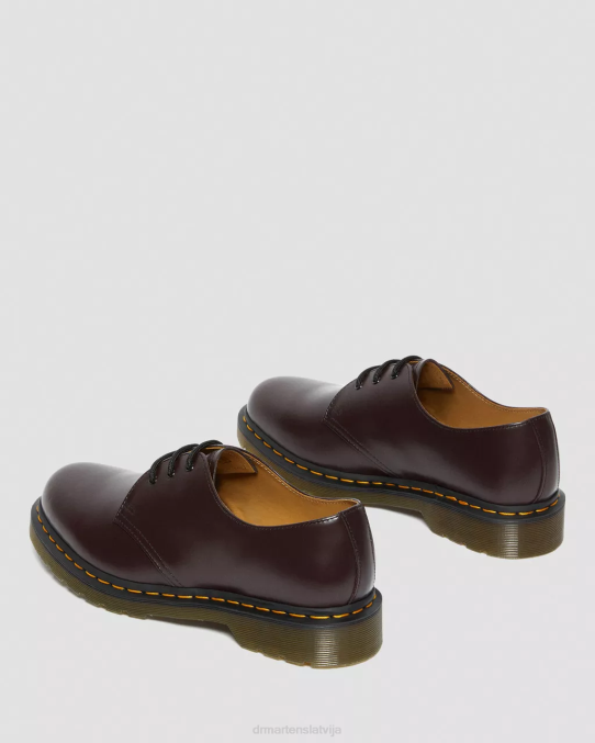 Dr. Martens apavi vīriešiem bordo gluda 1461 gludas ādas oksfordas kurpes LHJP300