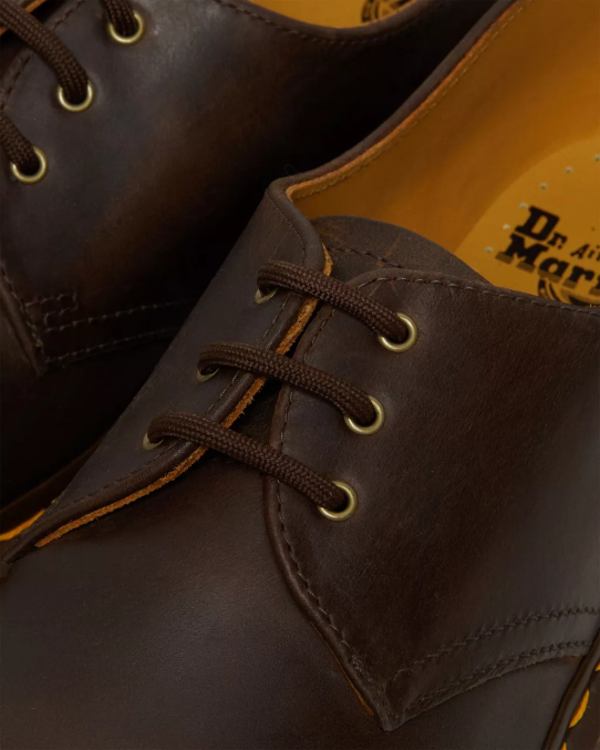 Dr. Martens apavi vīriešiem brūns trakais zirgs 1461. gada trakā zirga ādas oksfordas kurpes LHJP284