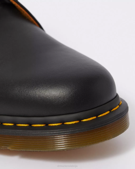 Dr. Martens apavi vīriešiem melna nappa 1461 nappa ādas oksfordas kurpes LHJP288