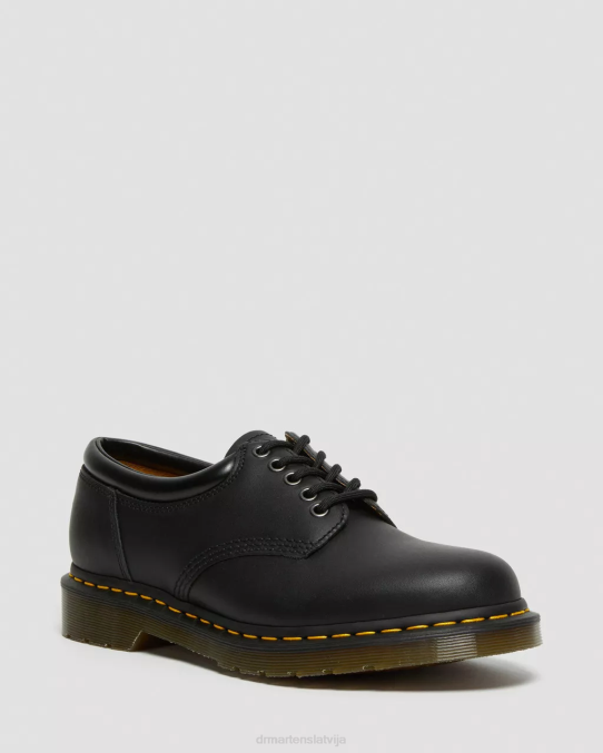 Dr. Martens apavi vīriešiem melna nappa 8053 nappa ādas ikdienas apavi LHJP291