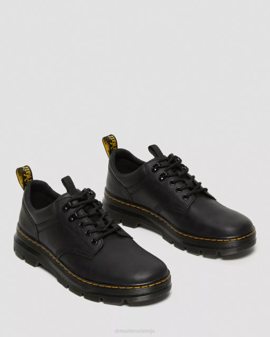Dr. Martens apavi vīriešiem melnā Vaiominga reeder Wyoming ādas sadzīves apavi LHJP390