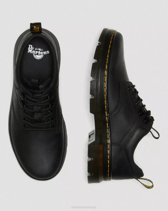 Dr. Martens apavi vīriešiem melnā Vaiominga reeder Wyoming ādas sadzīves apavi LHJP390