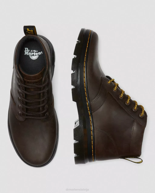 Dr. Martens apavi vīriešiem brūns trakais zirgs maigi ādas ikdienas zābaki LHJP50