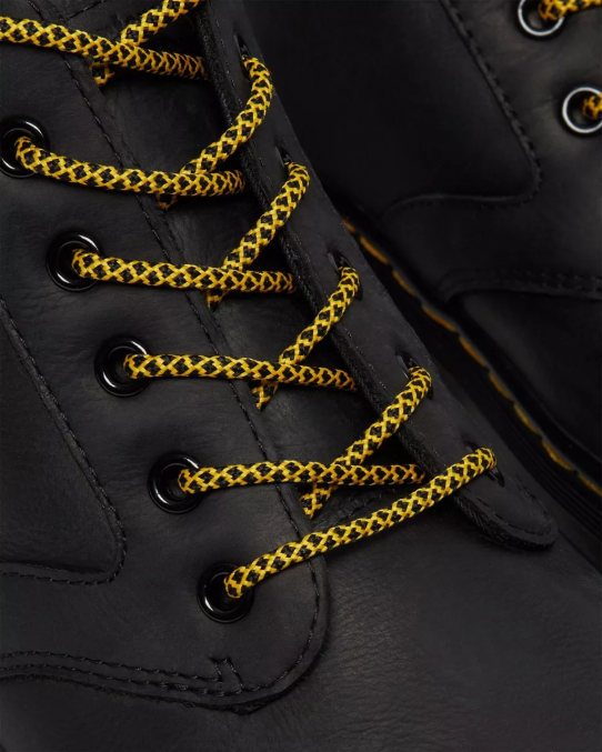 Dr. Martens apavi vīriešiem melnā Vaiominga maigi ādas ikdienas zābaki LHJP78