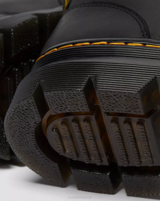 Dr. Martens apavi vīriešiem melnā Vaiominga maigi ādas ikdienas zābaki LHJP78