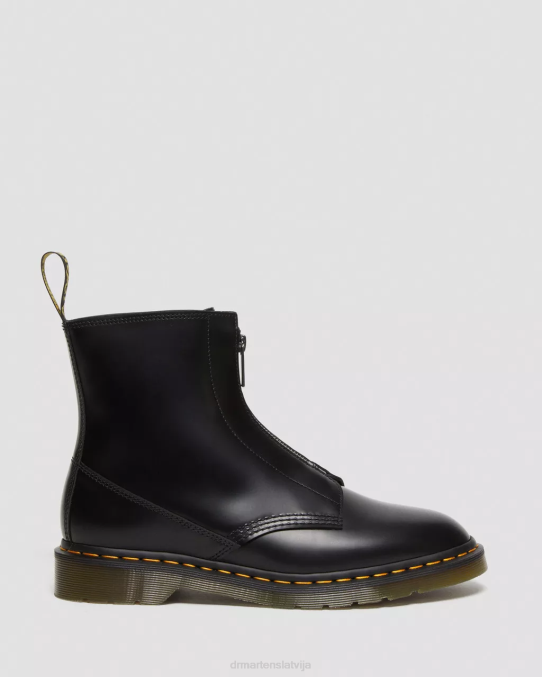 Dr. Martens apavi vīriešiem melni pulēti gludi cabbott gludie zābaki LHJP387