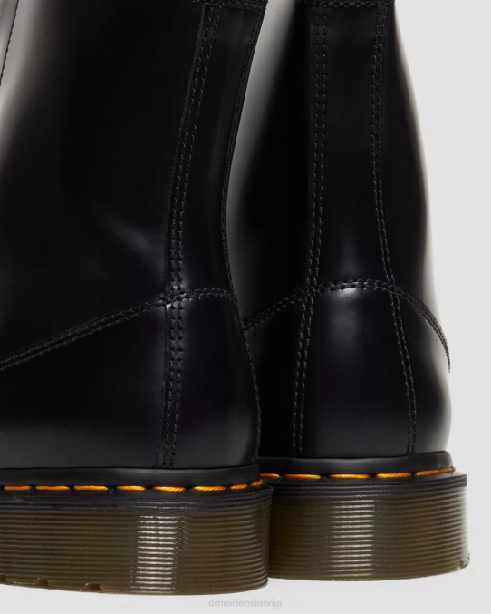 Dr. Martens apavi vīriešiem melni pulēti gludi cabbott gludie zābaki LHJP387