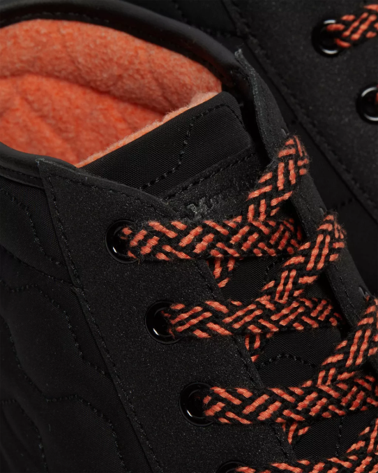 Dr. Martens apavi vīriešiem melns dubults oriģināls un mīksts polimērs bonny ii dubultās ādas ikdienas zābaki LHJP148