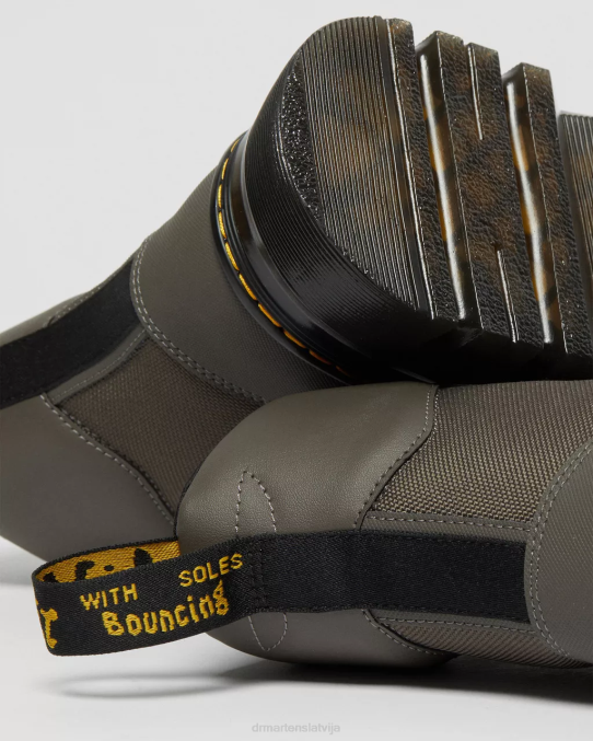 Dr. Martens apavi vīriešiem gunmetal ajax & īpaši izturīgs & hidro tarik komunālie zābaki LHJP190