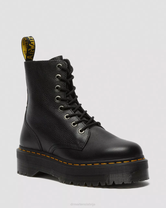 Dr. Martens apavi vīriešiem melnā pisa jadon boot pisa ādas platformas LHJP13