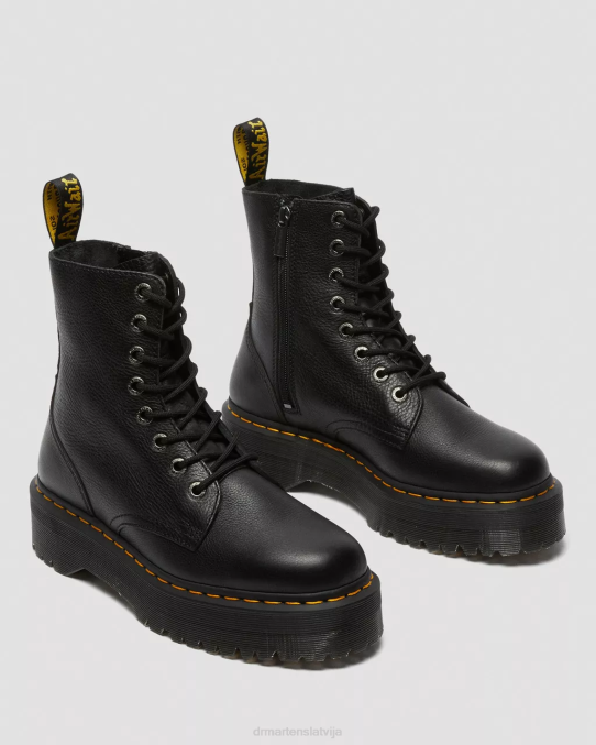Dr. Martens apavi vīriešiem melnā pisa jadon boot pisa ādas platformas LHJP13