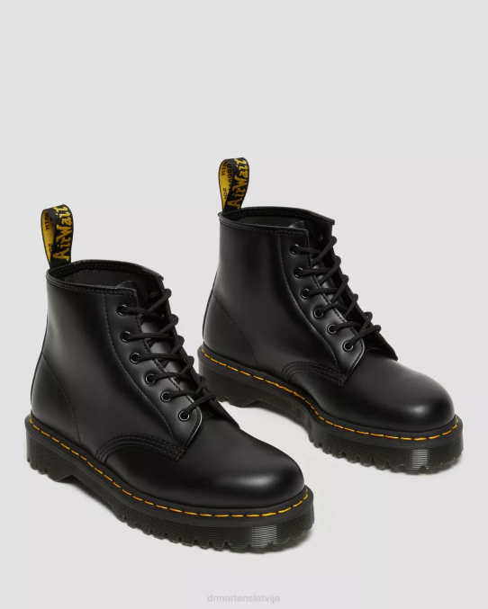 Dr. Martens apavi vīriešiem melna gluda 101 bex gludas ādas puszābaki LHJP178