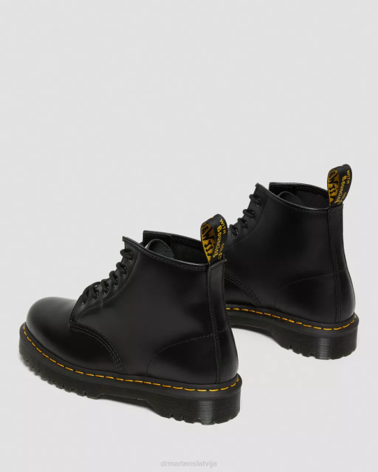 Dr. Martens apavi vīriešiem melna gluda 101 bex gludas ādas puszābaki LHJP178