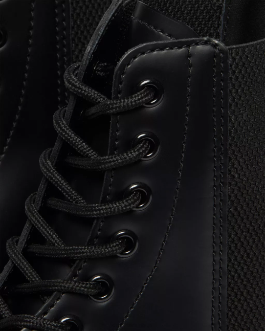 Dr. Martens apavi vīriešiem melna gluda 1460 Harper gludas ādas šņorzābaki LHJP111