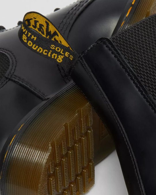 Dr. Martens apavi vīriešiem melna gluda 1460 Harper gludas ādas šņorzābaki LHJP111