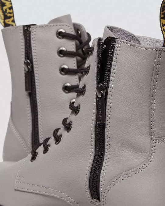 Dr. Martens apavi vīriešiem pelēkā pisa jadon boot pisa ādas platformas LHJP187