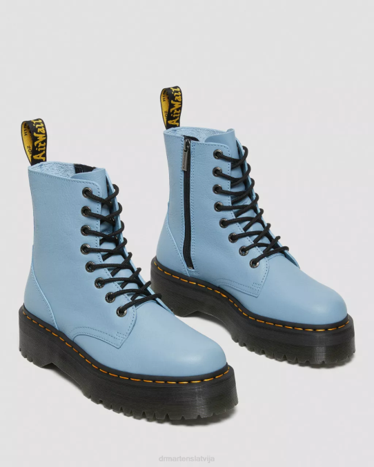 Dr. Martens apavi vīriešiem zilā pisa jadon boot pisa ādas platformas LHJP130